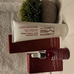Dermelect LIPO-CONQUER Body Toning Cream and OUTCREASE Retinol Trifecta Serum